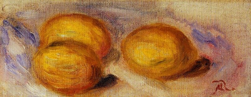 Three Lemons, Pierre-Auguste Renoir