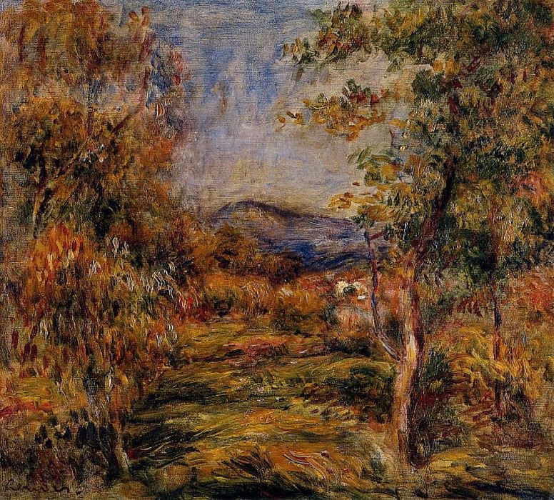 Cagnes Landscape3, Pierre-Auguste Renoir