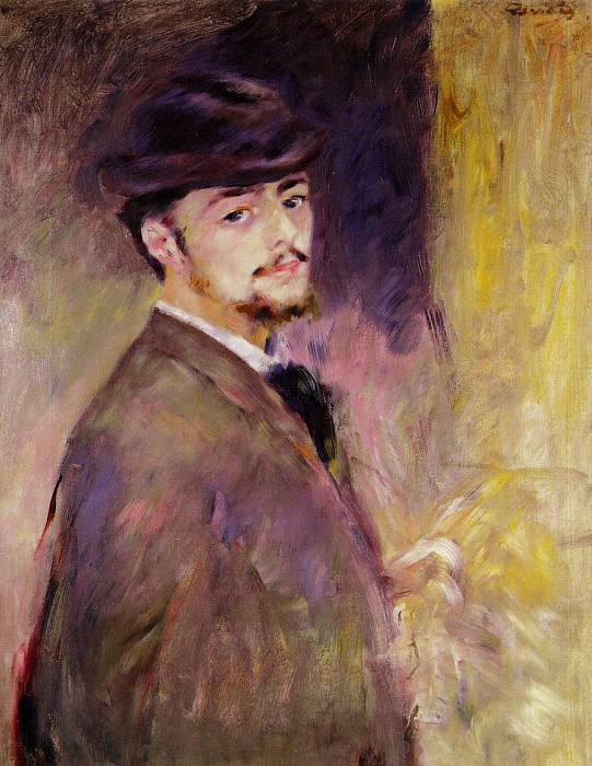 Self Portrait at the Age of Thirty-Five, Pierre-Auguste Renoir