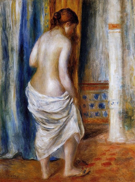 The Bathrobe, Pierre-Auguste Renoir