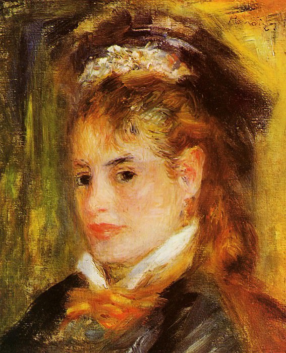 Portrait of a Young Woman, Pierre-Auguste Renoir