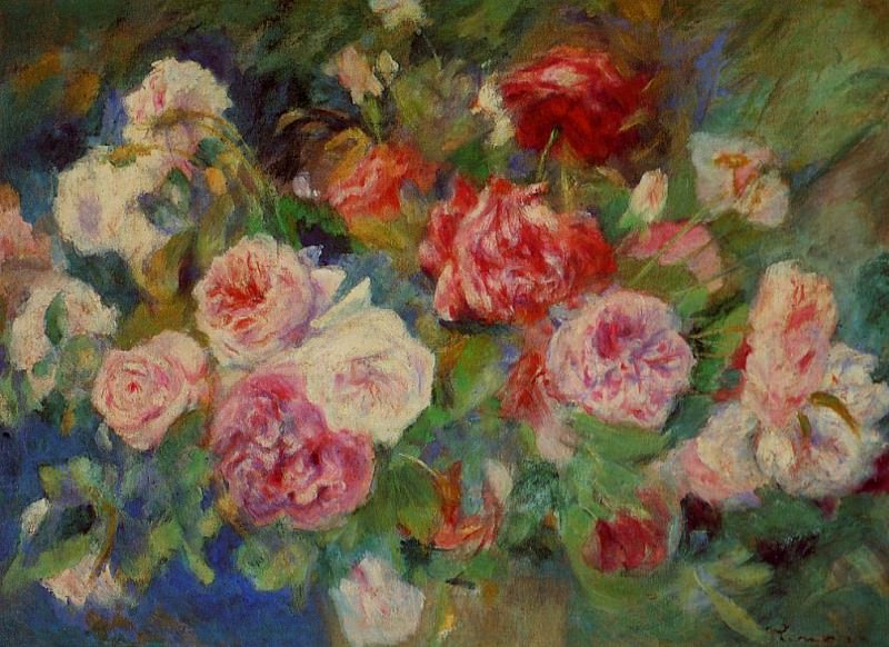 Roses, Pierre-Auguste Renoir
