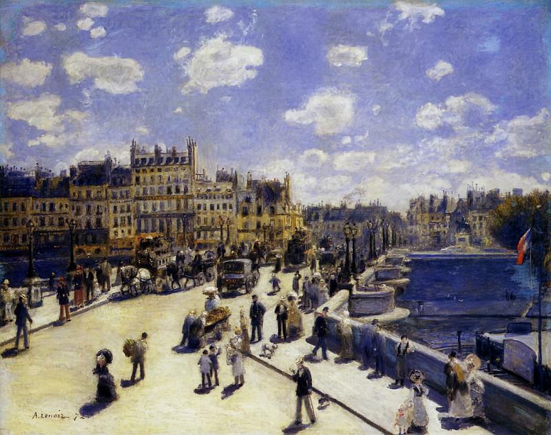 Le Pont-Neuf, Paris, Pierre-Auguste Renoir