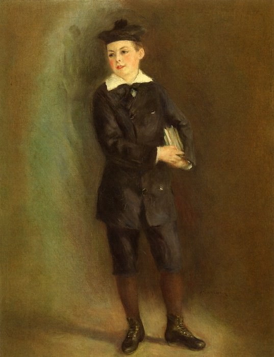 The Little School Boy, Pierre-Auguste Renoir