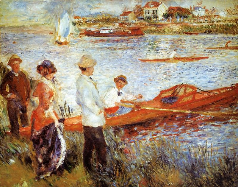 Oarsmen at Chatou, Pierre-Auguste Renoir