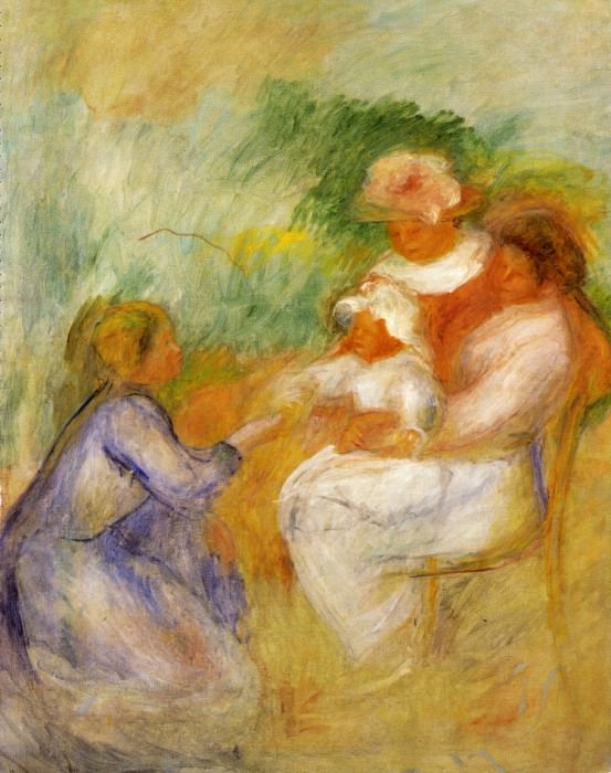 Women and Child, Pierre-Auguste Renoir