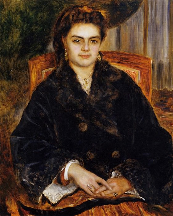 Madame Marie Octavie Bernier, Pierre-Auguste Renoir
