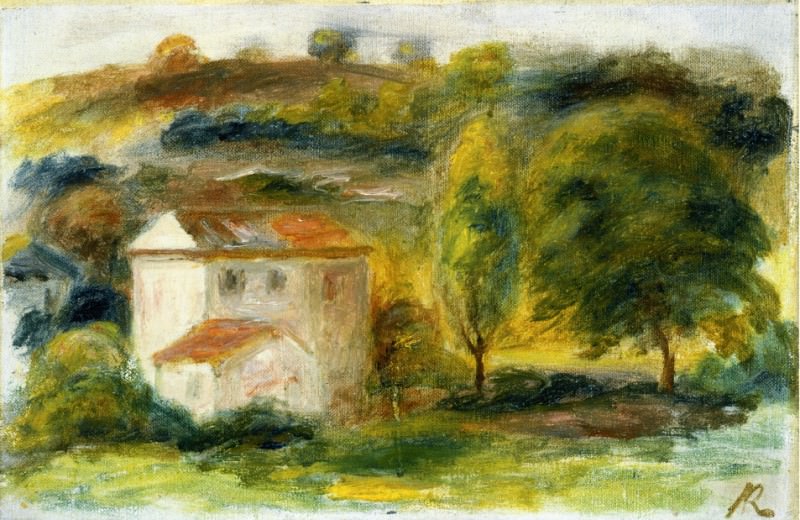 Landscape with White House, Pierre-Auguste Renoir