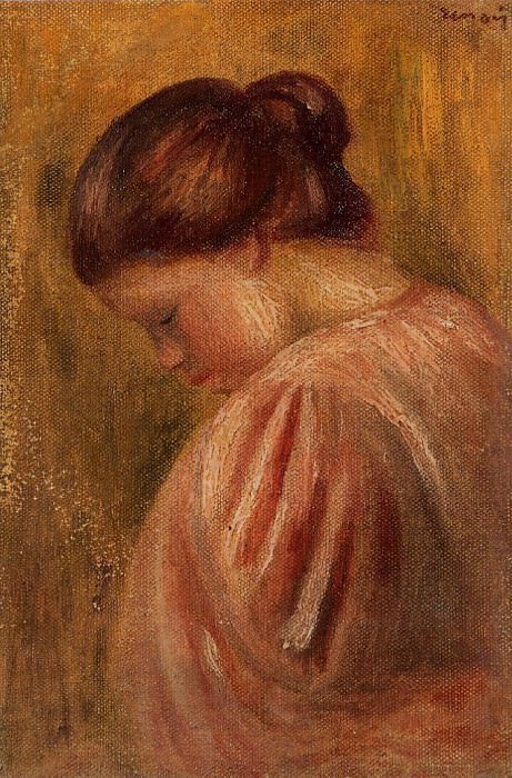 Portrait of a Girl in Red, Pierre-Auguste Renoir