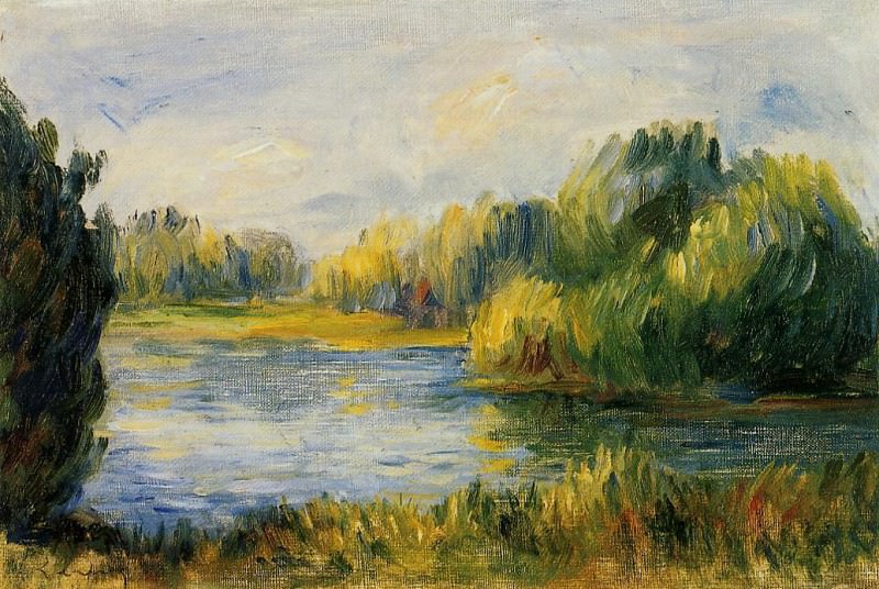 The Banks of the River, Pierre-Auguste Renoir