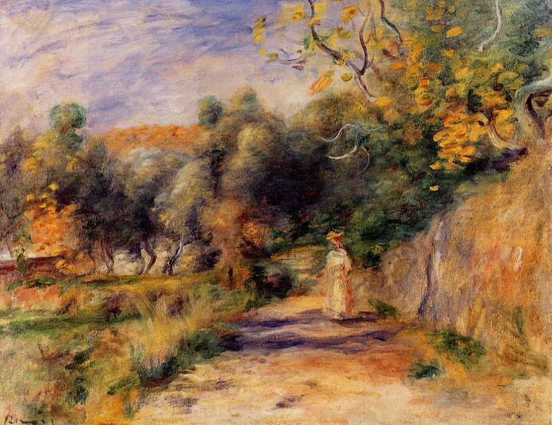Landscape at Cagnes – 1907 -1908, Pierre-Auguste Renoir