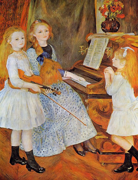 The Daughters of Catulle Mendes, Pierre-Auguste Renoir