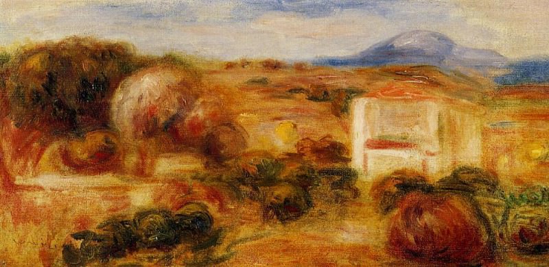 Landscape with White House, Pierre-Auguste Renoir