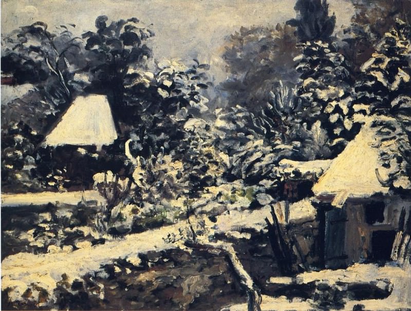 Landscape, Snow Effect, Pierre-Auguste Renoir