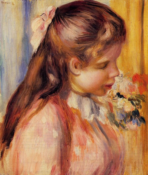 Bust of a Young Girl, Pierre-Auguste Renoir