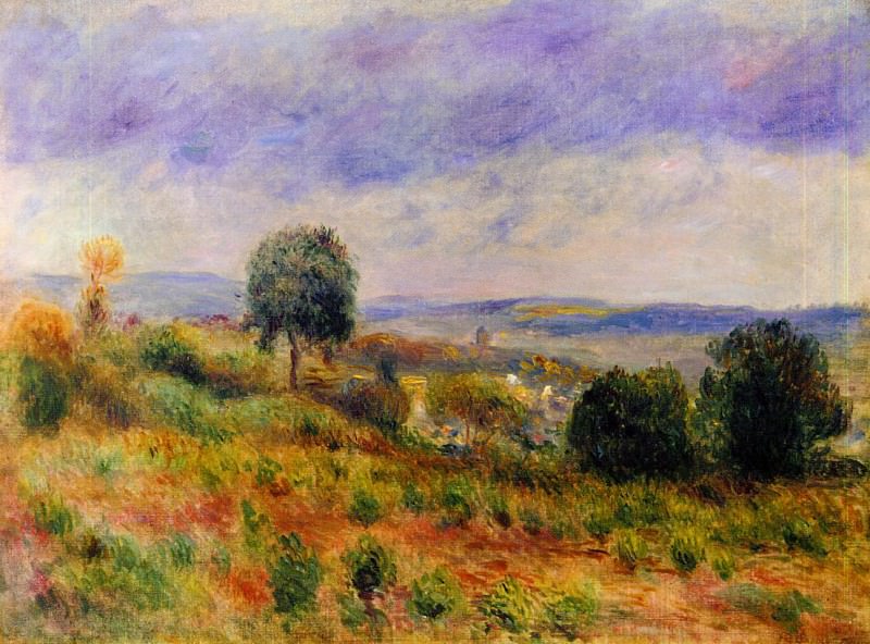 Landscape – Auvers-sur-Oise, Pierre-Auguste Renoir