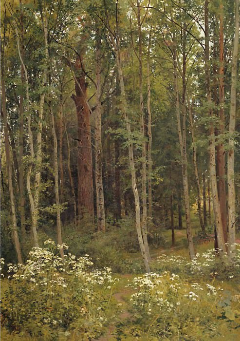 1894 Forest thicket 105h74, Ivan Ivanovich Shishkin