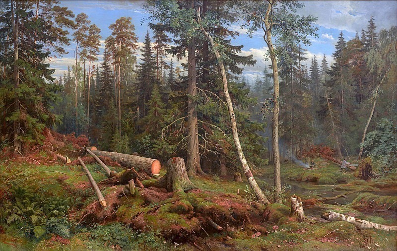 Рубка леса, Иван Иванович Шишкин