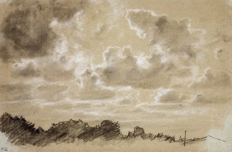 Clouds. 1880, 31, 5h46, 8, Ivan Ivanovich Shishkin