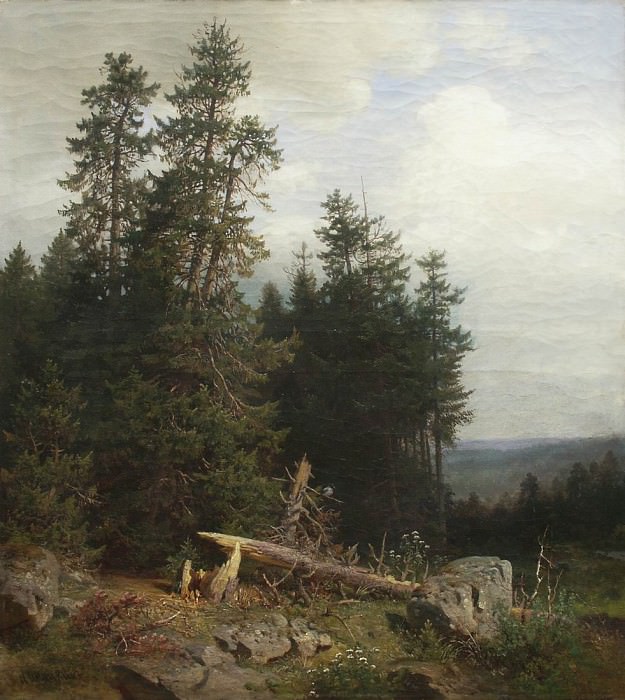 On the edge of the forest, Ivan Ivanovich Shishkin
