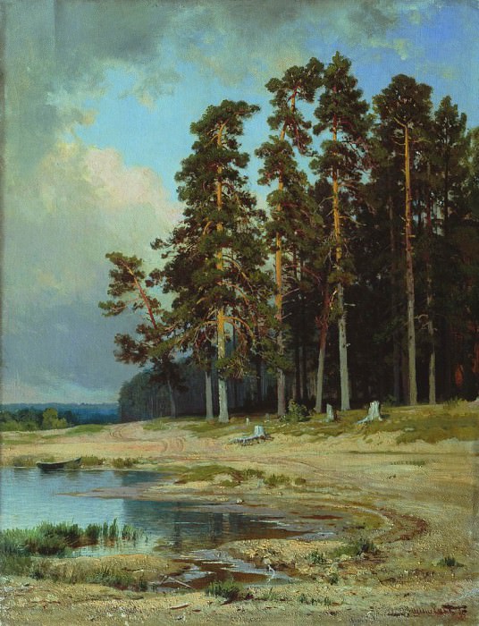 Лес 1885 45. х35, Иван Иванович Шишкин