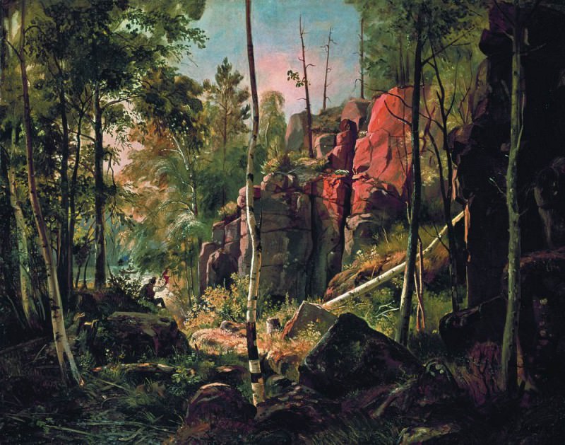 Вид на острове Валааме. Местность Кукко1858-60 69х87, Иван Иванович Шишкин