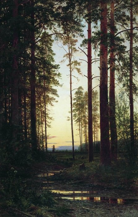 Twilight 1883 118h75, Ivan Ivanovich Shishkin