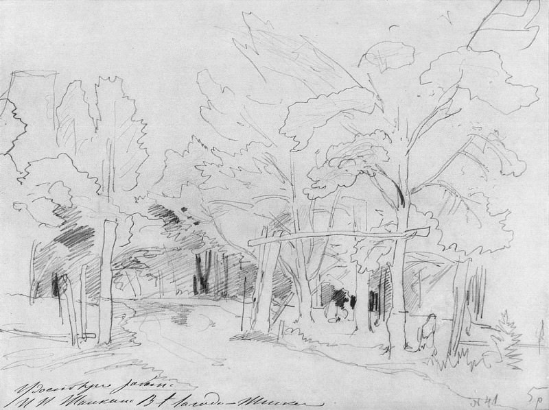 Forest road. 1880, 23, 3h31, Ivan Ivanovich Shishkin