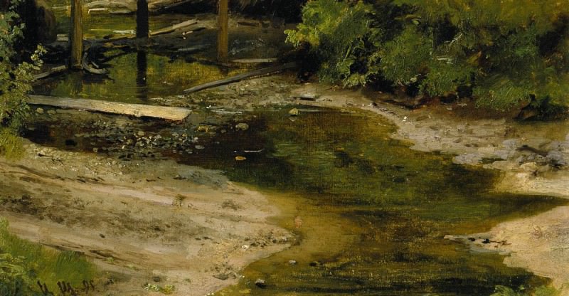 Forest River 1895 18h35, Ivan Ivanovich Shishkin