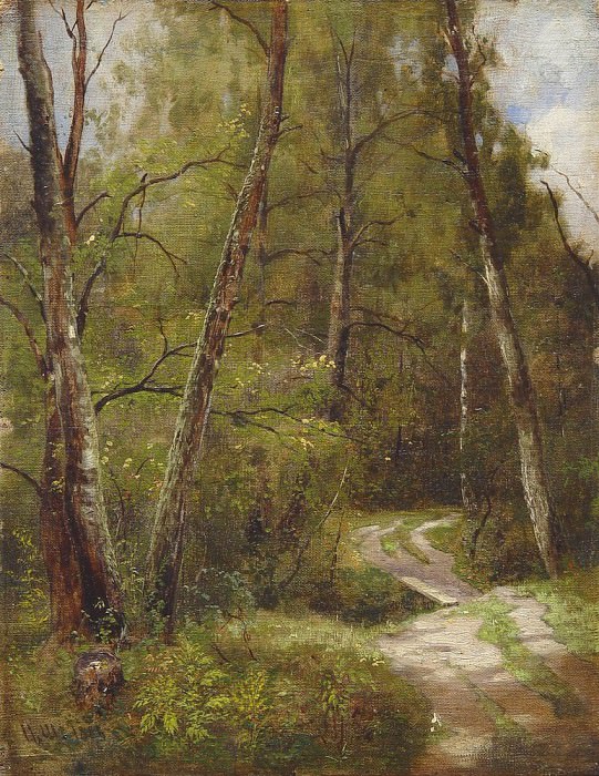 Тропинка в лесу 1886, Иван Иванович Шишкин