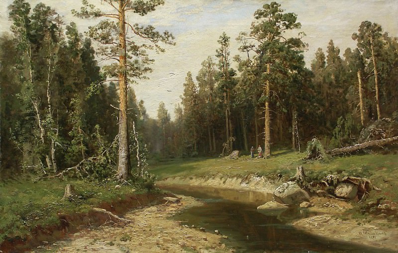 Ship forest. 1891, Ivan Ivanovich Shishkin