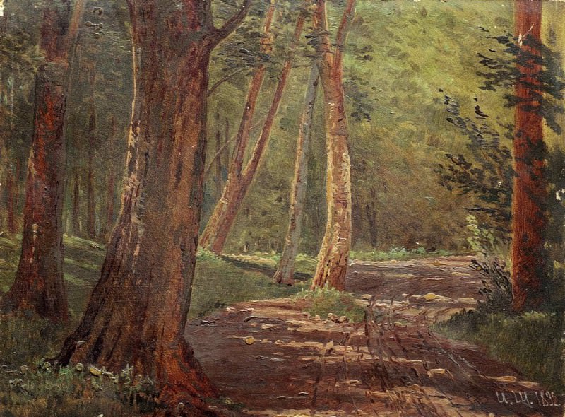 forest path. 1892, Ivan Ivanovich Shishkin