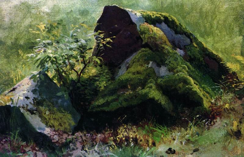 Камни. 1880-1890-е 19х28, Иван Иванович Шишкин