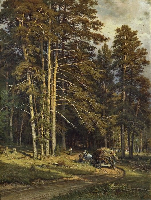 Forest road. 1871-1872 102, 3h78, 7, Ivan Ivanovich Shishkin