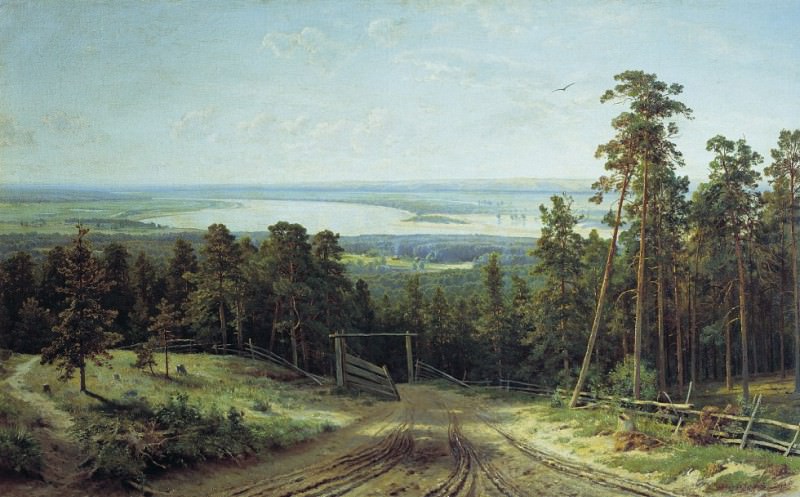 Kama near Elabuga, Ivan Ivanovich Shishkin