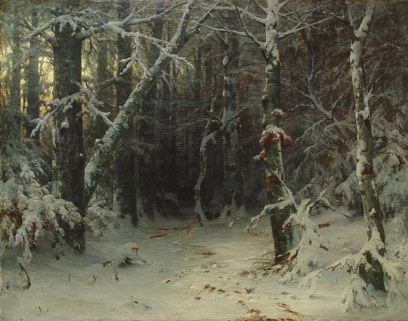 Зимний лес, Иван Иванович Шишкин