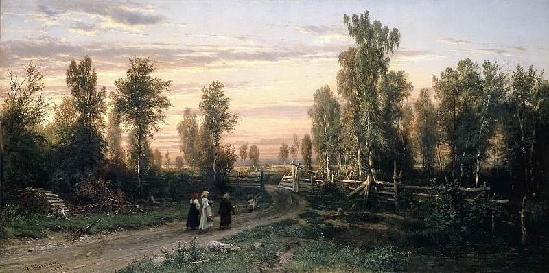 Evening, Ivan Ivanovich Shishkin