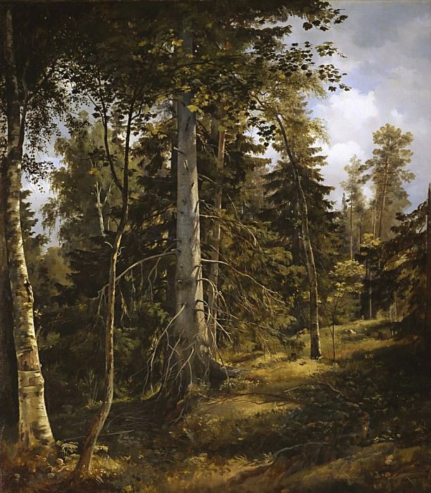 Forest thicket of 1867, 93 581, 5, Ivan Ivanovich Shishkin