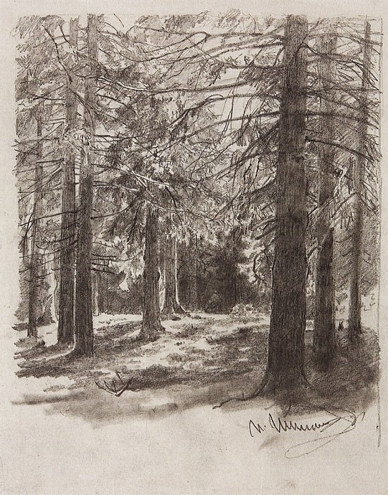 Eli, lit by the sun. 1880, 29, 7h23, 3, Ivan Ivanovich Shishkin