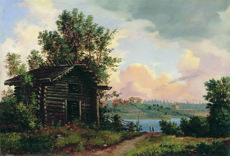 Пейзаж 1861 34х51, Иван Иванович Шишкин