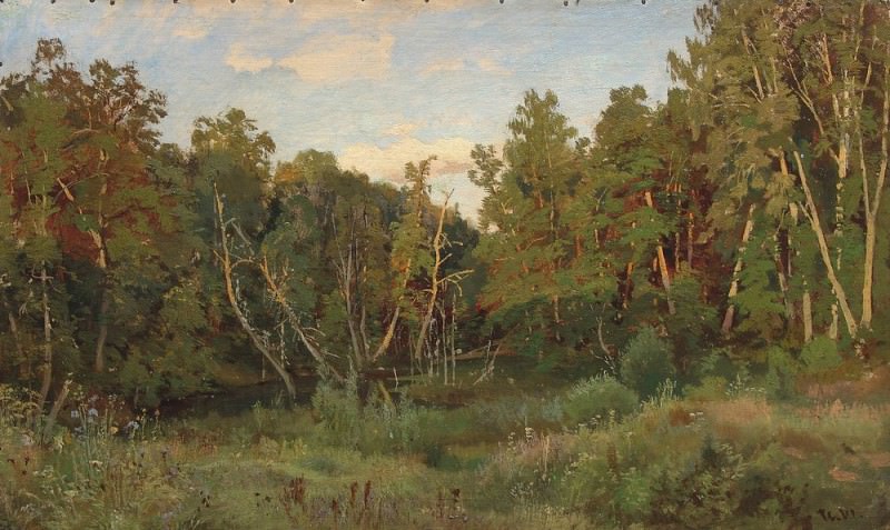 Лесной пейзаж, Иван Иванович Шишкин