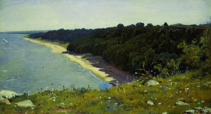 By the sea. Etude 1889 36. 6h66, Ivan Ivanovich Shishkin