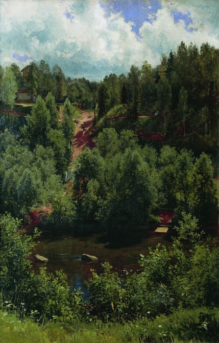 After a rain. Etude forests 103h68 1881, Ivan Ivanovich Shishkin