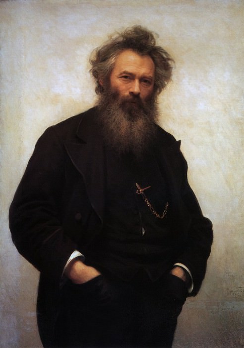 Крамской И.Н. – Портрет художника Шишкина 1880, 115х188 , Иван Иванович Шишкин