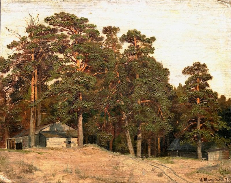 Песчаная дорога 1898, Иван Иванович Шишкин