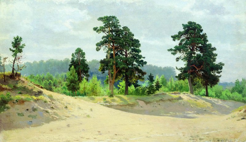 Опушка леса 1890 35х59, Иван Иванович Шишкин