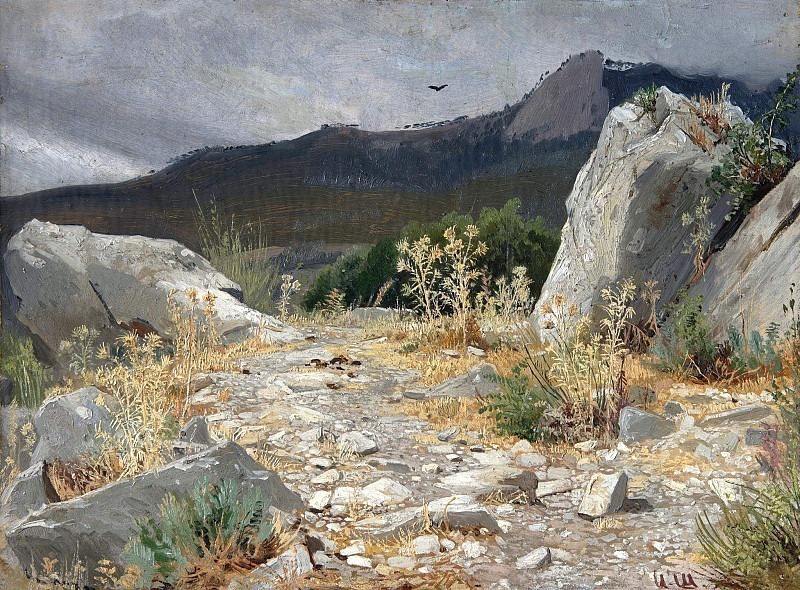 Mountain path. Crimea, Ivan Ivanovich Shishkin