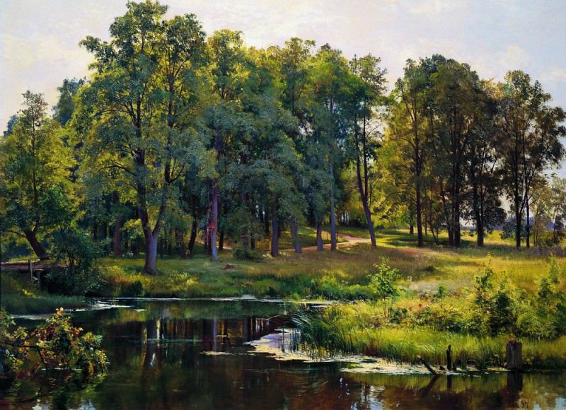 В парке 1897 82х111, Иван Иванович Шишкин