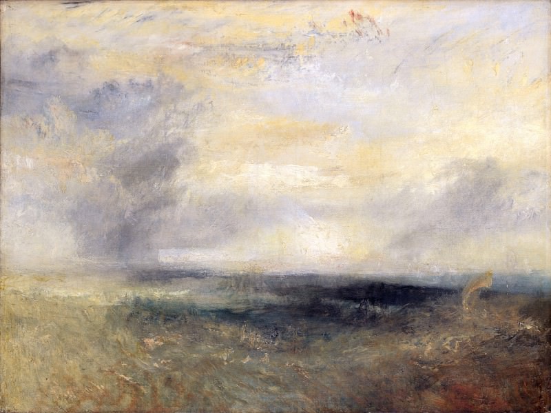 Joseph Mallord William Turner – Margate, from the Sea, Part 4 National Gallery UK