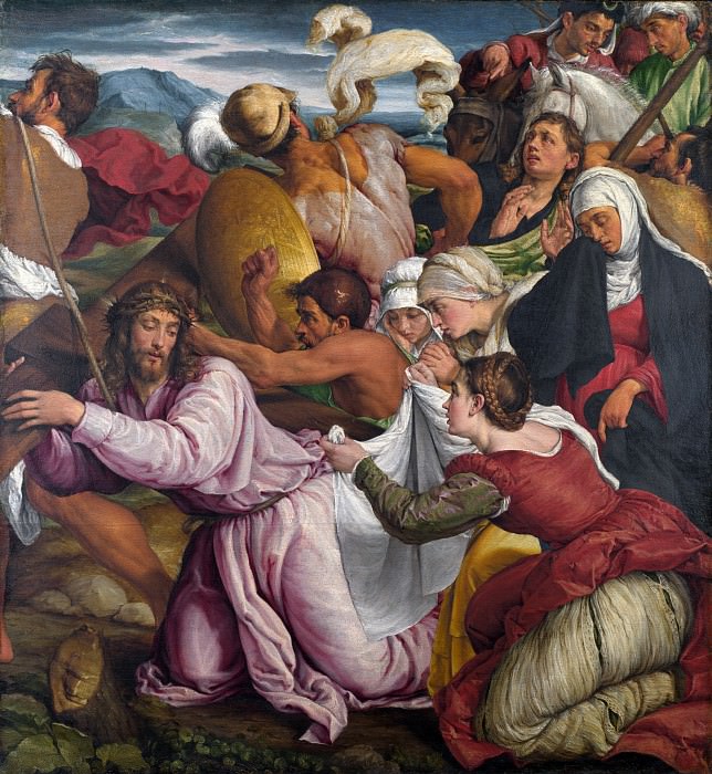 Jacopo Bassano – The Way to Calvary, Part 4 National Gallery UK